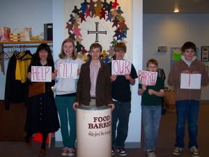 Food Drive Saturday March 27th