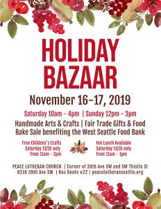 2019 Bazaar Flier