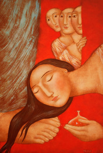 The Anointing of Christ, Julia Stankova