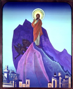 Temptation of Christ, Nicholas Roerich, 1933