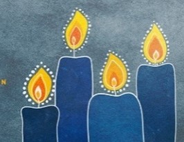 4 advent candles